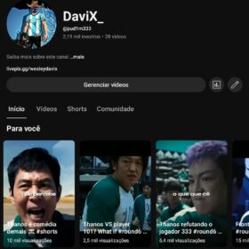 CANAL GAMES 2.19K subscribers • 27 videos DaviX_