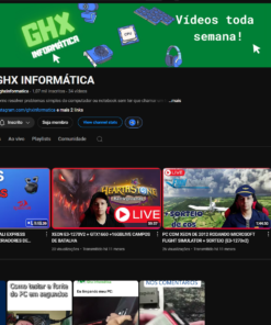 Canal de Informática com 1k de Inscritos