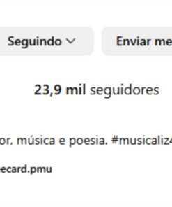 INSTA @musicaliz4r 3.403 publicações 23,9 mil seguidores