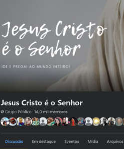 Grupo face Jesus Cristo é o Senhor 14k