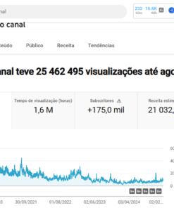 3 Canais do nicho automotivo com 171k e 175k de inscritos e canal de cortes com 22 mil inscritos