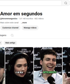 CANAL - AMOR EM SEGUNDOS 1,6K