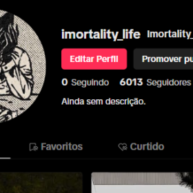 Conta no TikTok com seguidores ativos 6012 Seguidores