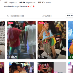 Conta monetizada do tiktok com 95K