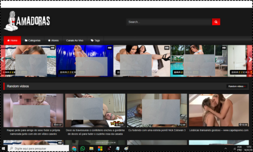 Site Porno pronto para ser monetizado