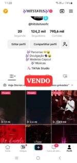Conta TIKTOK +124K