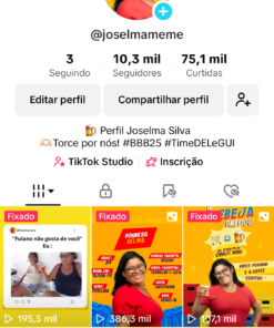 TIKTOK COM 10 mil SEGUIDORES VIRALIZANDO MUITO FACILMENTE ENGAJAMENTO MUITO ALTO