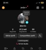 Conta Tiktok monetizada menos de 30 dias com 57k seguidores
