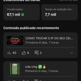 Canal Youtube com + de 1.000 Inscritos