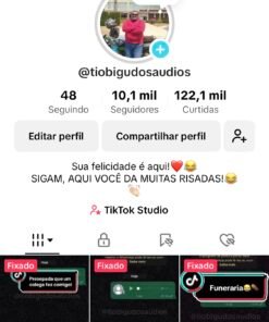 Conta Tik tok Dark 10,2 mil Seguidores