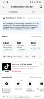 Conta dark tiktok 26k engajamento alto em média de 2 a 4 milhões de visualizações por semana para vender rápido, motivos precisando de dinheiro - Imagem 2