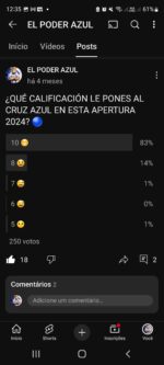 Canal Youtube 720 Inscritos El Poder Azul - Imagem 10