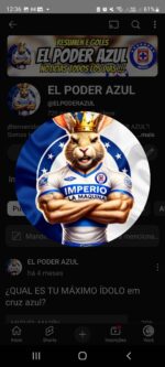 Canal Youtube 720 Inscritos El Poder Azul - Imagem 2