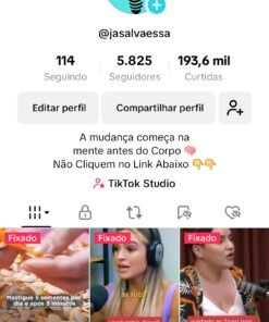 Tiktok 5.8k Seguidores + de 192k Curtidas, Nicho Saúde e Dicas