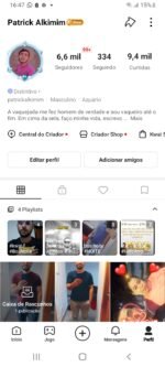 Conta 6,6k Kwai Monetizado Patrick Alkimim