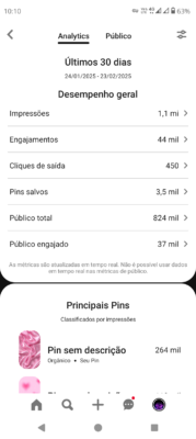 Vendo essa conta no Pinterest nicho de wallpapers com 39 seguidores - Imagem 3