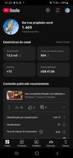 Canal de profecia 1,46 mil inscritos - Imagem 2