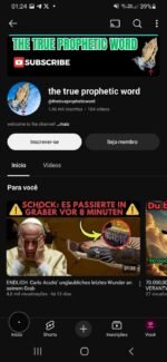 Canal de profecia 1,46 mil inscritos