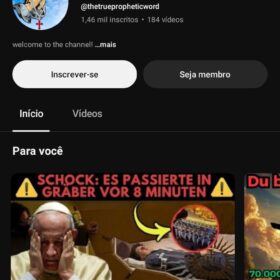 Canal de profecia 1,46 mil inscritos