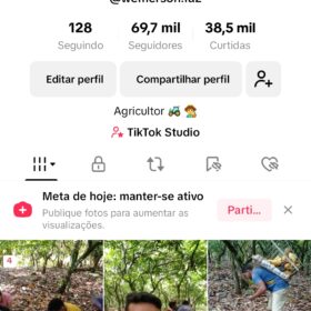 Vendo minha conta tik tok monetizada 69.6K Seguidores