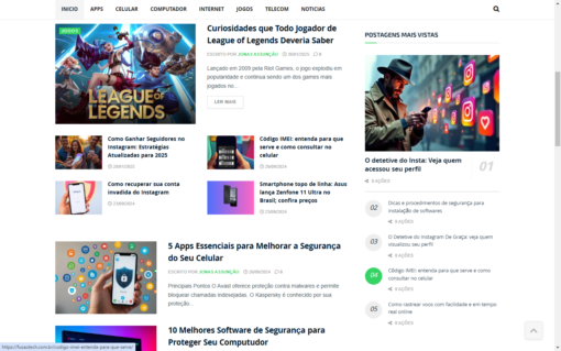 Blog fusaotech.com.br pronto para ser monetizado - Imagem 2