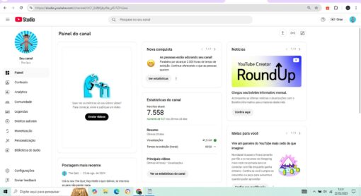 Canal YouTube 7500 Inscritos - Imagem 2