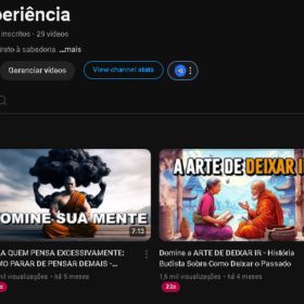 CANAL DARK NICHO SABEDORIA, 580 INSCRITOS