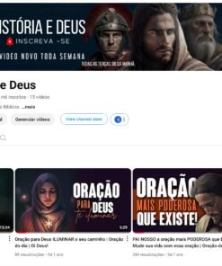 Canal de Oração e Histórias Bíblicas - História e Deus Com 2200 Inscritos