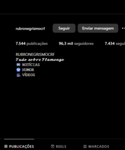 Conta Instagram com 96 mil seguidores
