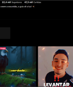 Conta tiktok monetizado com 22K