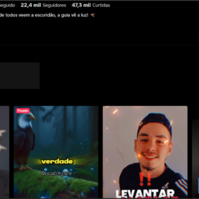 Conta tiktok monetizado com 22K