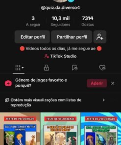 CONTATIKTOK 12K MONETIZADA NO NICHO DE QUIZ OPORTUNIDADE UNICA PRA COMEÇAR A GANHAR EM DOLAR