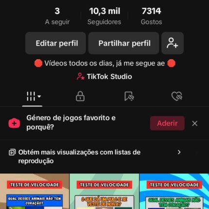 CONTATIKTOK 12K MONETIZADA NO NICHO DE QUIZ OPORTUNIDADE UNICA PRA COMEÇAR A GANHAR EM DOLAR