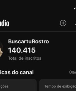 Canal no YouTube 140k