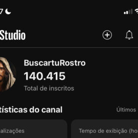 Canal no YouTube 140k