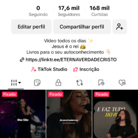 Canal tiktok  17,6 mil Seguidores + canal YouTube