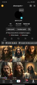Conta tiktok com 41 mil Seguidores quase monetizada falta só as 10000viws