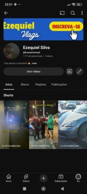 Vendo canal do YouTube com 1700 inscritos