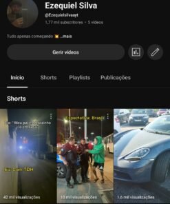 Vendo canal do YouTube com 1700 inscritos