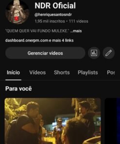 Canal no YouTube com 1 mil inscritos