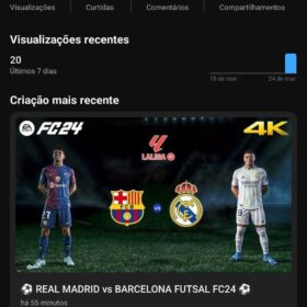 Canal Youtube 1,82k inscritos não monetizado