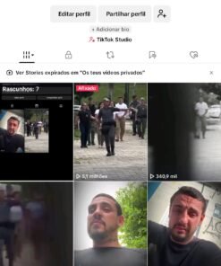 Conta do tik tok 16,7 mil Seguidores