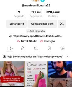 Vendo conta no TikTok com 31K de seguidores
