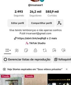 🚀Oportunidade Imperdível! Vendo Conta TikTok com +25K Seguidores