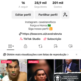 TIKTOK POLICIAL 28K SEGUIDORES - MONETIZADO