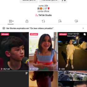 Conta Tik tok 11k de seguidores