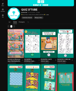 Canal no YouTube QUIZ'D TUBE com 8 mil inscritos