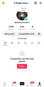 TIKTOK 4 MILHÕES SEGUIDORES