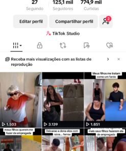 Tiktok 125,1 mil Seguidores