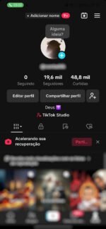 TIKTOK MONETIZADO 20k - VOCE ESCOLHE O NICHO! - ENGAJADA!